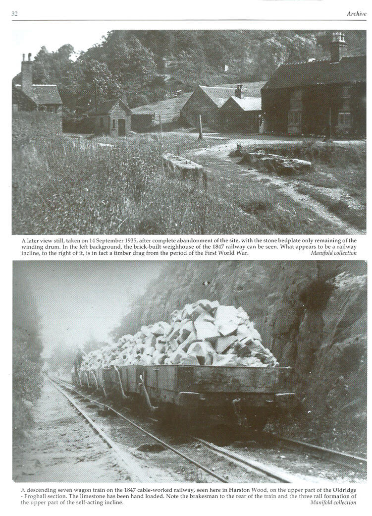 Froghall upper wharf descending wagon